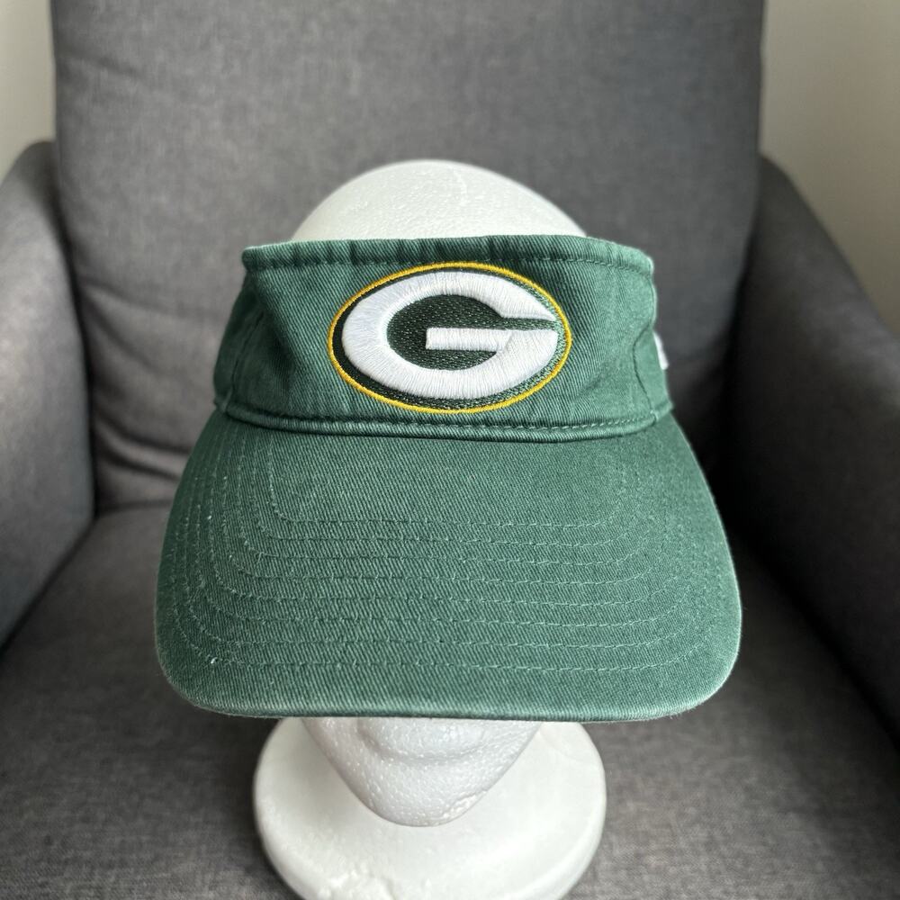 Green Bay Packers‎ NFL ‘47 Sun Visor Strapback Sports Hat Cap OS Adult Green